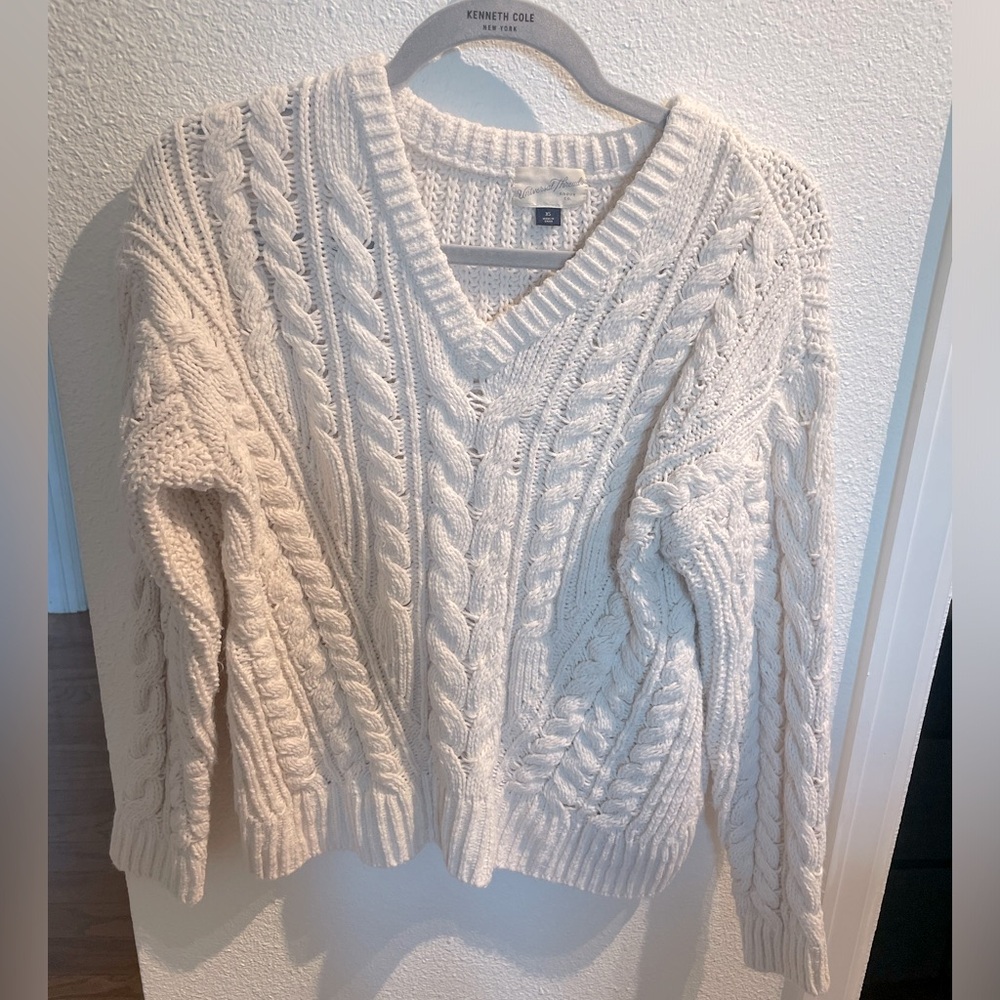 V-neck sweater